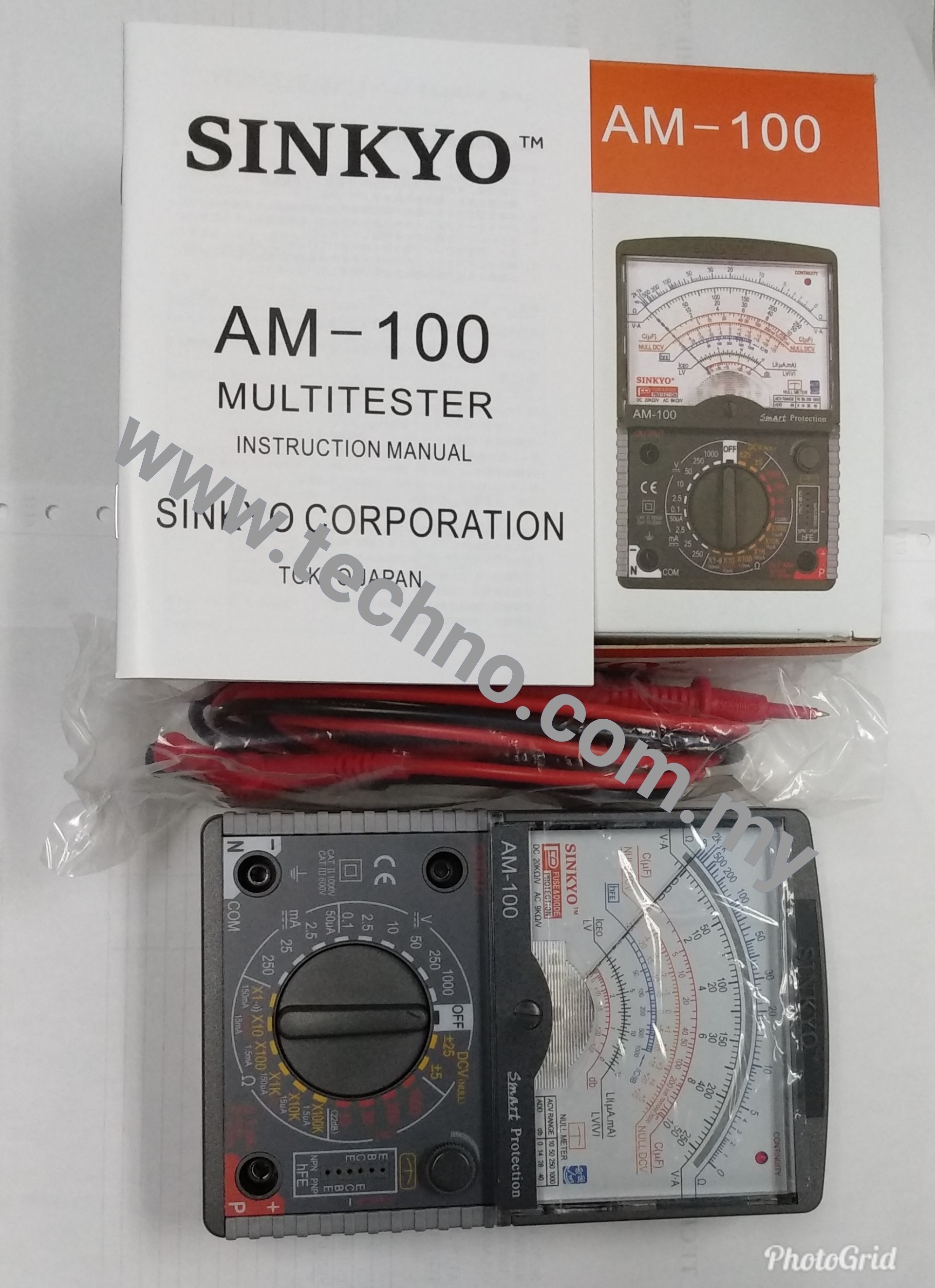 SINKYO AM-100 Analog Multimeter - Click Image to Close